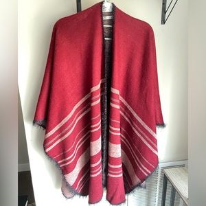 burgundy wrap